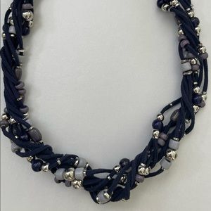 Dark blue necklace